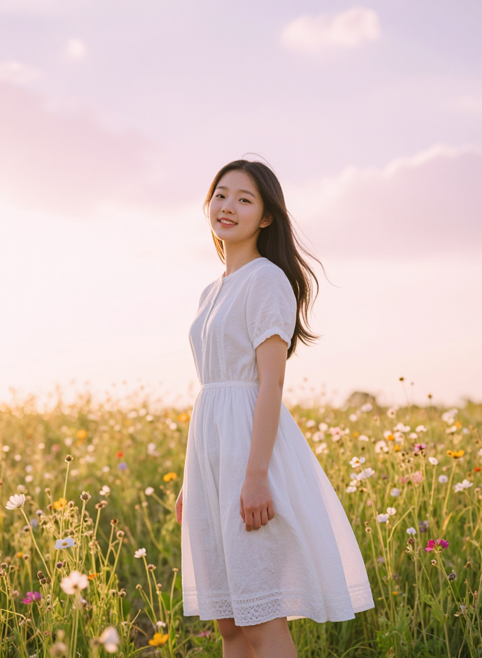 꽃밭의 소녀