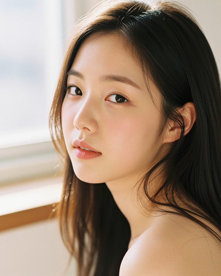 햇살 아래 민이